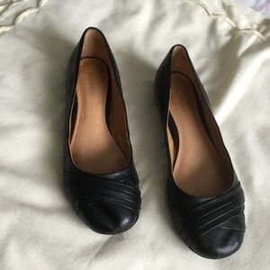 Leather Ballerina Flats